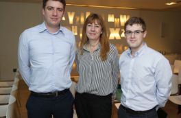 Oscar Kennedy, Debbie Kennedy and Conor Crean