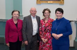 Mary Lambkin-Coyle: Professor or Marketing at UCD School of Business, Kevin Donnelly: MD of Britvic Ireland, Avril Collins: Chairperson of The Marketing Society of Ireland and Carolan Lennon: CEO or Eir 