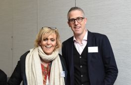 Geraldine O' Leary  - RTE and Malcom Murray - Sky Media Ireland