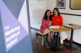 Susmita Bista with Grainne McNeice - Mindshare World and The Marketing Society of Ireland Future Council